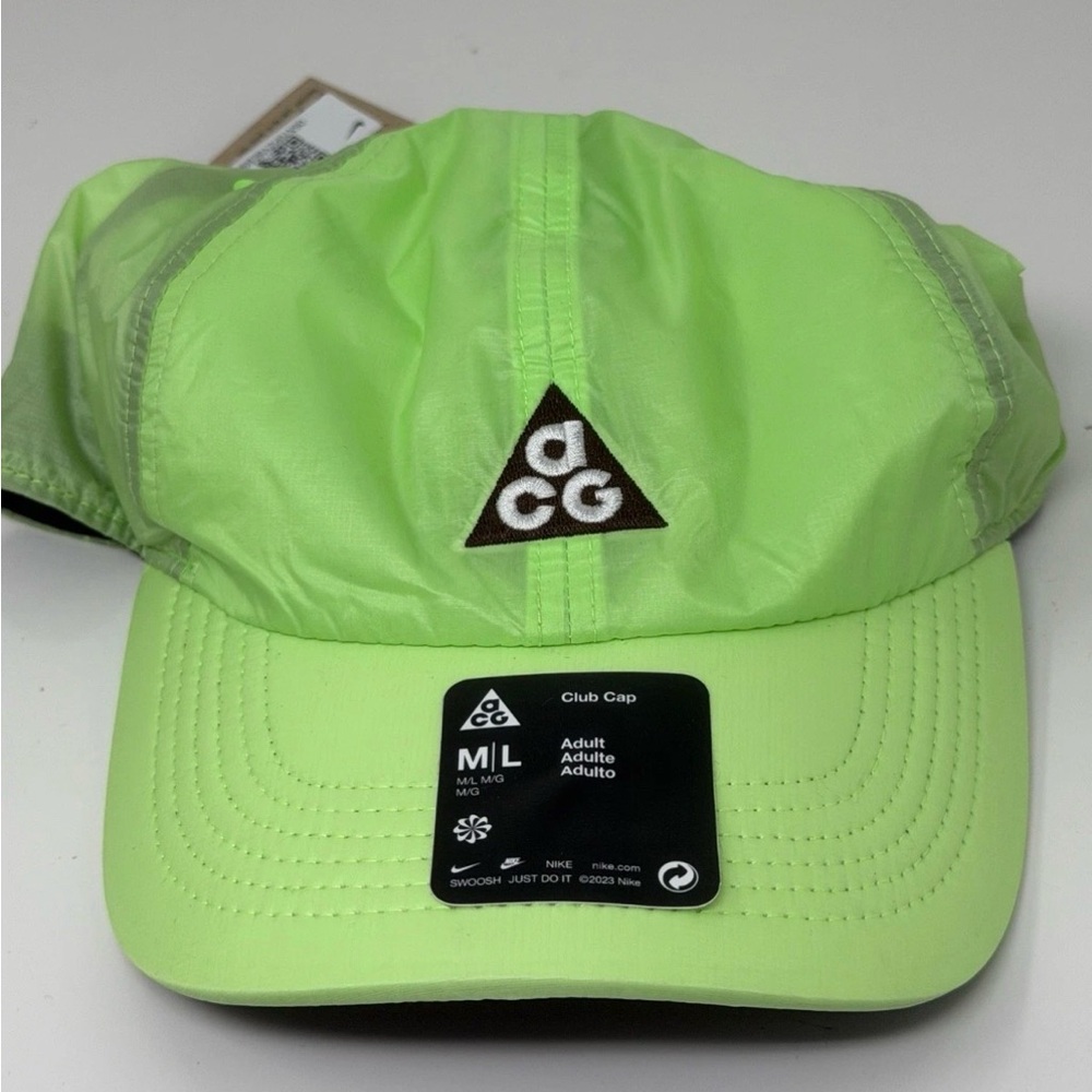 SAMPLE *Unreleased* Nike ACG Unstructured Hat Cap Dri-Fit Club FB6533-133 Green